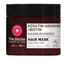 The Doctor Health & Care maska do włosów wzmacniająca Keratyna + Arginina + Biotyna (295 ml)