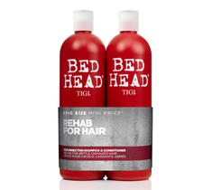 Tigi Rehab For Hear zestaw Bed Head Urban Antidotes Resurrection Shampoo szampon 750ml + Urban Bed Head Urban Antidotes Resurrection Conditioner odżywka 750 ml (1 szt.)