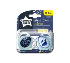 Tommee Tippee Night Time smoczek uspokajający 0-6m 2szt