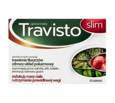 Travisto Slim suplement diety wspierający trawienie tłuszczów i wspomagający redukcję masy ciała 30 tabletek