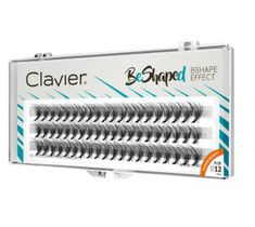 Clavier – BeShaped Sztuczne rzęsy w kępkach typu B 12 mm (1 op.)