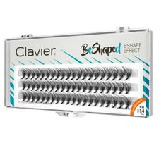 Clavier – BeShaped Sztuczne rzęsy w kępkach typu B 14 mm (1 op.)