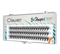 Clavier – BeShaped Sztuczne rzęsy w kępkach typu B 9 mm (1 op.)
