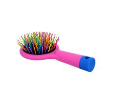 Twish Handy Hair Brush With Mirror szczotka do włosów z lusterkiem Rose Pink