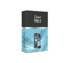 Dove Men+Care Zestaw prezentowy Clean Comfort dezodorant w sprayu 150ml+żel pod prysznic 400ml (1 szt.)