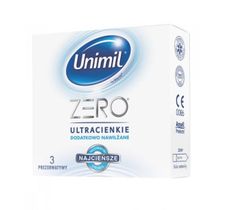 Unimil Zero lateksowe prezerwatywy (3 szt.)