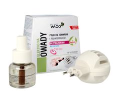 Vaco Elektro + płyn uzupełniający na owady bez zapachu 1szt