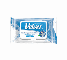 Velvet Pure Nawilżany papier toaletowy (42 szt.)