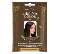 Venita Henna Color ziołowa odżywka koloryzująca z naturalnej henny 19 Czarna Czekolada