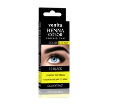 Venita Professional Henna Color Cream henna do brwi w kremie 1.0 Black( 30 g)