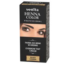 Venita Professional Henna Color farba do brwi w kremie Czarna
