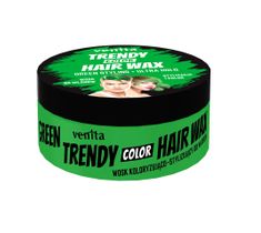Venita Trendy Color Hair Wax koloryzujący wosk do stylizacji włosów Green 75g