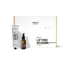 Veoli Botanica Lifting Season zestaw liftingujące serum do twarzy (30 ml) + multikwasowy peeling enzymatyczny do twarzy (75 ml)