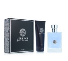 Versace Pour Homme zestaw woda toaletowa spray 100ml + żel pod prysznic 100ml