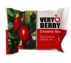 Very Berry Goji Berry & Jojoba Oil mydło do każdego typu skóry kremowe w kostce 100 g