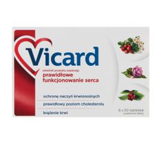 Vicard Suplement diety wspierający prawidłowe funkcjonowanie serca 180 tabletek