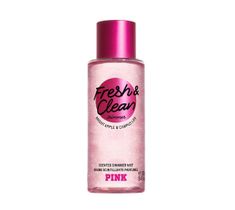 Victoria's Secret Pink Fresh & Clean Shimmer mgiełka zapachowa z brokatem (250 ml)