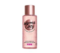 Victoria's Secret Pink Warm & Cozy Shimmer mgiełka do ciała z brokatem (250 ml)