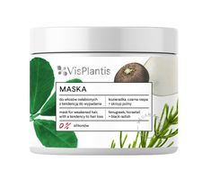 Vis Plantis Vegan Friendly Maska do włosów osłabionych i wypadających-Kozieradka,Skrzyp i Rzepa (400 ml)