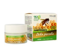 Vollare Cosmetics Dzika Pszczoła Krem do twarzy nawilżąjący Miód-Olej z nasion maku (50 ml)