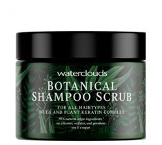 Waterclouds Botanical Shampoo Scrub kremowy szampon peelingujący do każdego rodzaju włosów 200ml