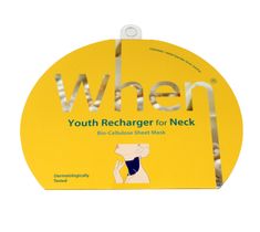 When – Youth Recharger For Neck  koreańska przeciwzmarszczkowa maska na szyję w płachcie (18 ml)