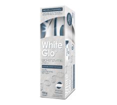White Glo Bio Enzyme 24hr Enamel Stain Removal Whitening Toothpaste pasta do zębów z wyciągiem z enzymów owoców 150g/115ml + szczoteczka do zębów