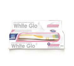 White Glo – Sensitive Forte+ wybielająca pasta do wrażliwych zębów 100ml + szczoteczka do zębów (1 szt.)