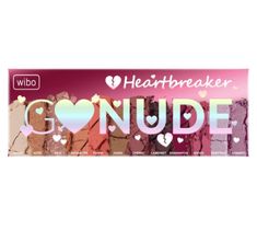 Wibo Go Nude paleta 12 cieni do powiek Heartbreaker (13 g)