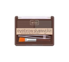 Wibo Shape&Define Eyebrow Shaping Kit zestaw do stylizacji brwi Dark