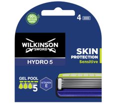 Wilkinson Hydro 5 Skin Protection Sensitive zapasowe ostrza do maszynki do golenia dla mężczyzn (4 szt.)