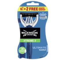 Wilkinson Xtreme3 Ultimate Plus jednorazowe maszynki do golenia dla mężczyzn (8 szt.)