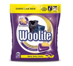 Woolite Black Darks Denim kapsułki do prania do tkanin ciemnych z keratyną 28szt