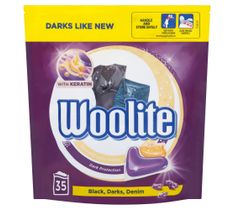 Woolite Black Darks Denim kapsułki do prania do tkanin ciemnych z keratyną 35szt