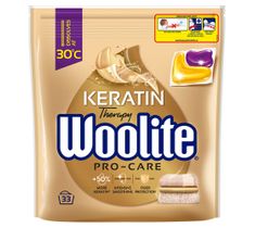 Woolite Keratin Therapy Pro-Care uniwersalne kapsułki do prania z keratyną (33 szt.)