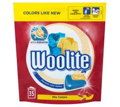 Woolite Mix Colors kapsułki do prania ochrona koloru z keratyną 35szt