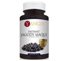 Yango Ekstrakt z Jagody Maqui 470mg suplement diety 60 kapsułek