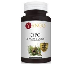 Yango OPC Ekstrakt 95% z Kory Sosny 100mg suplement diety 60 kapsułek