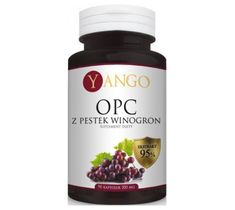 Yango OPC Ekstrakt Z Pestek Winogron 300mg suplement diety 90 kapsułek