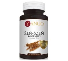 Yango Żeń-szeń Syberyjski 400mg suplement diety 120 kapsułek
