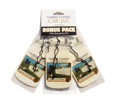 Yankee Candle Car Jar Bonus Pack zestaw zapachów samochodowych Clean Cotton 3sztuki