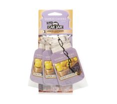 Yankee Candle Car Jar Bonus Pack zestaw zapachów samochodowych Lemon Lavender 3sztuki