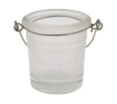 Yankee Candle Glass Bucket świecznik wiaderko szronione 1szt