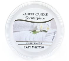 Yankee Candle Scenterpiece Easy Melt Cup wosk do elektrycznego kominka Fluffy Towels 61g