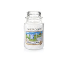 Yankee Candle Świeca zapachowa duży słój Clean Cotton® 623g