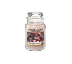 Yankee Candle Świeca zapachowa duży słój Ebony&Oak 623g