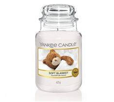 Yankee Candle Świeca zapachowa duży słój Soft Blanket (623 g)