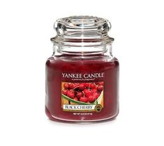 Yankee Candle Świeca zapachowa średni słój Black Cherry 411g