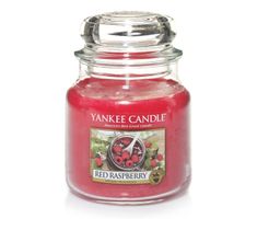 Yankee Candle Świeca zapachowa średni słój Red Raspberry 411g