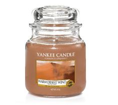 Yankee Candle Świeca zapachowa średni słój Warm Desert Wind 411g